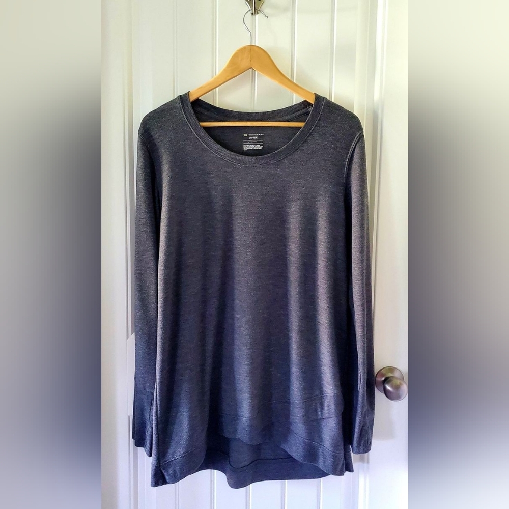 🏃‍♀️ TekGear DRYTEK Large Gray Sweatshirt